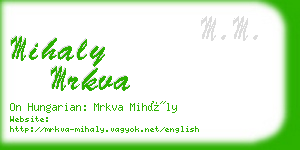 mihaly mrkva business card